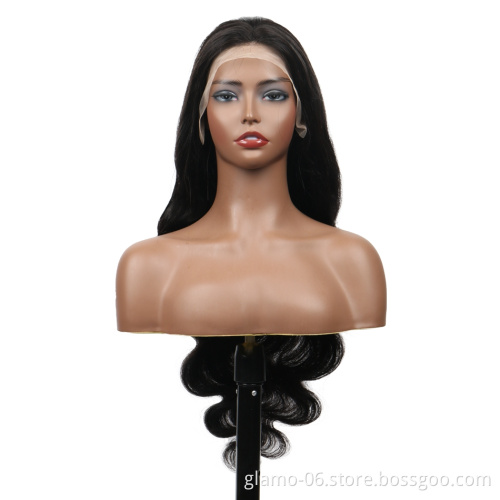 100% Human Hair Full Lace Front Wigs For Women 30" Super Long Curly Wave Wig,Middle Parting Remy High Quality Hair Wigs